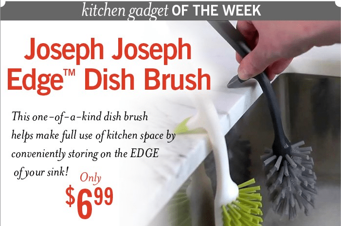 The Edge Dish Brush by Joseph Joseph